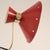 Mid-Century French Red Diabolo Table Lamp, 1950s For Sale - Image 11 of 13