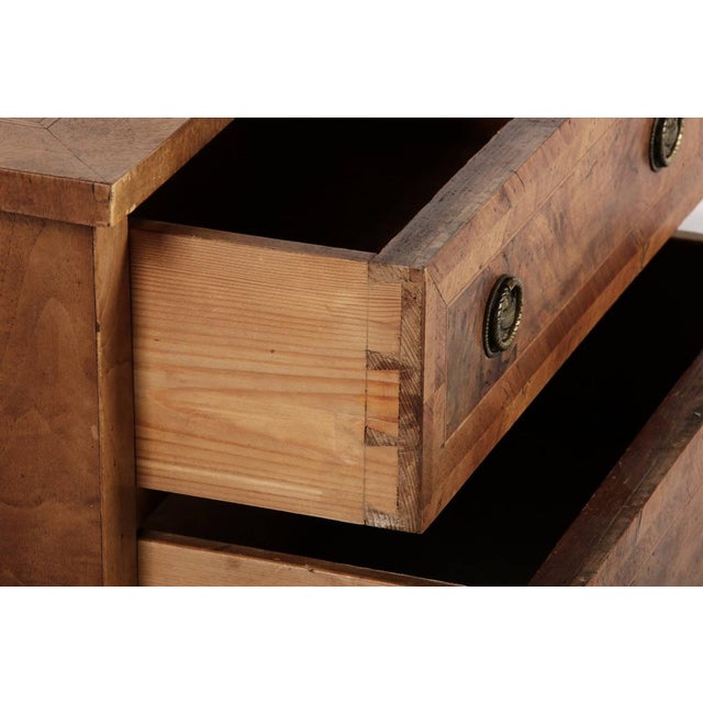 Small Antique Baroque Louis XVI Chest of Drawers in Walnut, 1800 For Sale - Image 13 of 18