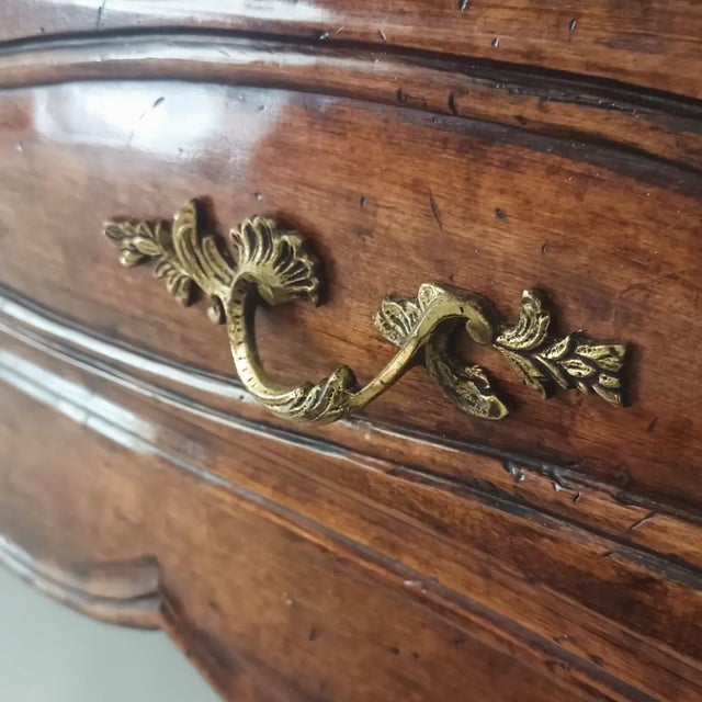 Brown Vintage French Oversize Nightstands, A Pair For Sale - Image 8 of 18