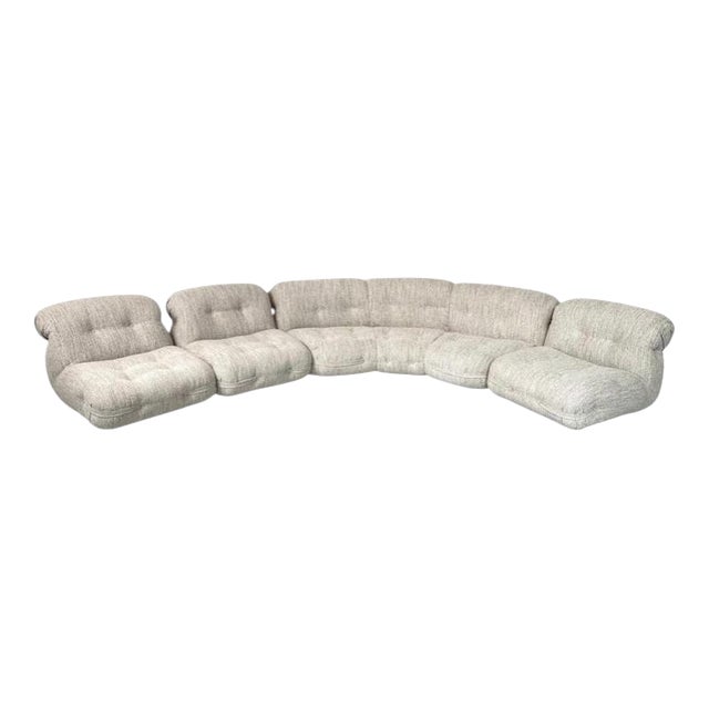 Modular Seating in Beige, Italy, 1970, Set of 4 For Sale