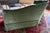 Baker Furniture Crushed Emerald Velvet Corner Conversation Sofa For Sale - Image 9 of 12