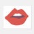 Angela Chrusciaki Blehm Kiss Me Dark Coral by Angela Chrusciaki Blehm in White Frame, Medium Art Print For Sale - Image 4 of 4