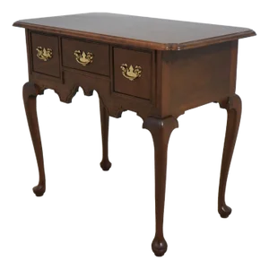 Stickley Cherry 3 Drawer Lowboy Dressing Table