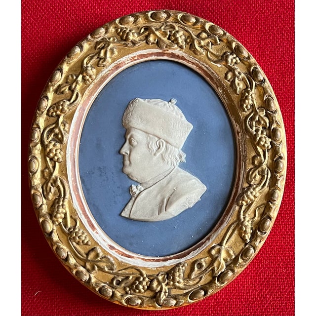 Antique 18th Century Wedgwood Portrait Medallion Plaque - Bust of Benjamin Franklin Circa 1780 For Sale - Image 10 of 15