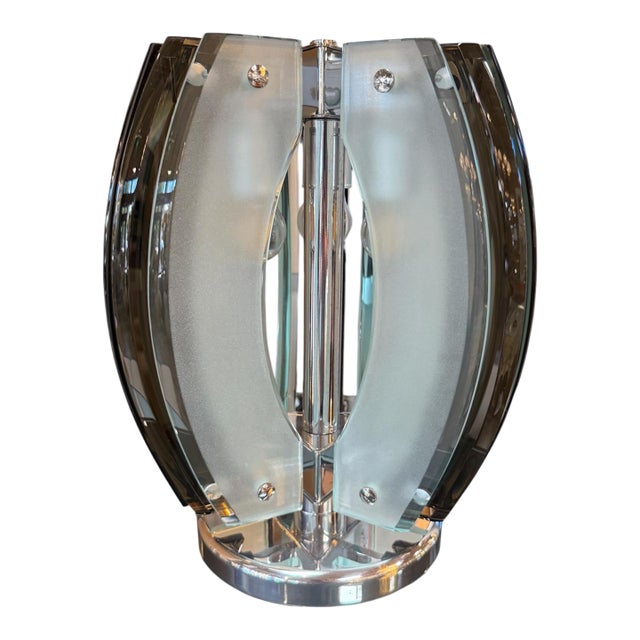 Veca Space Age Table Lamp for Fontana Arte 1970s Italy For Sale