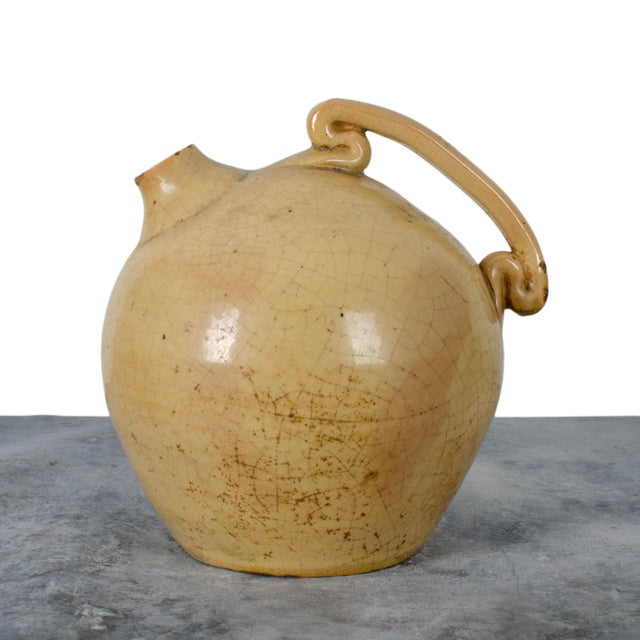 1920s Vintage North Carolina Cole Pottery Jug, Chairish