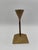 Vintage brass tulip candle holder, 15 cm