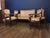 19th Century Vintage Empire Mahogany Salon - Set of 5 For Sale - Image 9 of 9