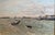 A beautiful Post-Impressionist painting of busy Tugs in the Port of Le Havre titled "Remorqueurs au Havre" The canvas...
