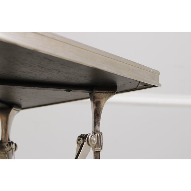 Ralph Lauren Mirror & Chrome Accent Table For Sale - Image 10 of 16