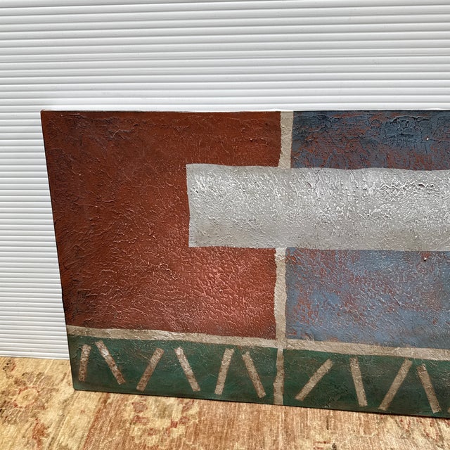 Windsor Art Galaxi Colorblock Abstract Print For Sale - Image 10 of 11