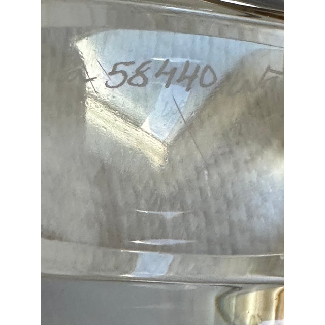 Goran Warf for Kosta Boda--Sculptural Swedish Art Glass Rimmed Bowl For Sale - Image 9 of 18