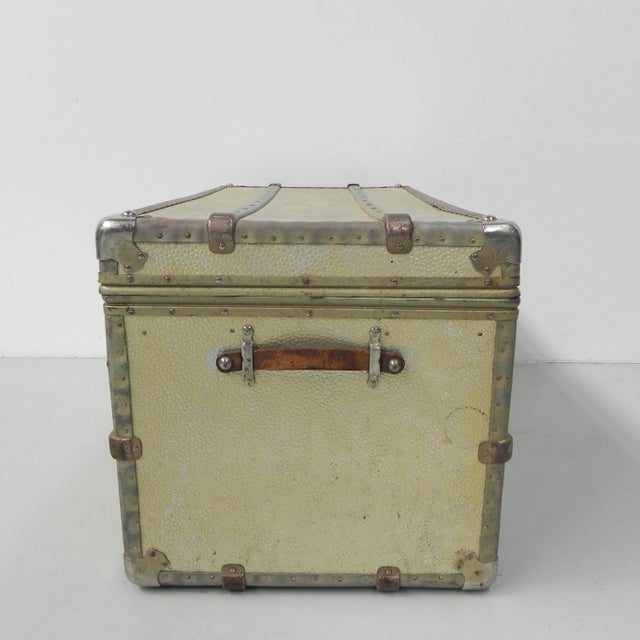 Vintage Aluminum Clad Chest For Sale - Image 4 of 18