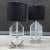 Les Prismatiques Les Prismatiques Lucite Diamond Block Lamps - a Pair For Sale - Image 4 of 10