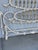 Vintage Elliotts Design White Enameled King Headboard & Footboard Bed No Rails For Sale - Image 12 of 12