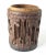 20th Century Chinese Chinoiserie Carved Bamboo Brush Pot Vase For Sale - Image 9 of 9