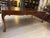 Chippendale Vintage Chippendale Mahogany Conference Table, Leather Top For Sale - Image 3 of 4