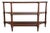 Vintage Ethan Allen Legacy Collection Three-Tier Rattan Console Sofa Table For Sale