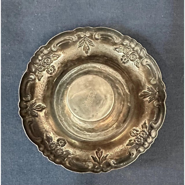 Early 20th Century Early 20th Century Sterling "Fisher" Bobeches - Set of 5 For Sale - Image 5 of 5