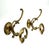 Vintage Brass Coat Hooks, Set of 2 For Sale - Image 3 of 14