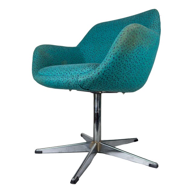 Mid-Century Modern Stol Kamnik Swivel Chair, Yugoslavia, 1970s For Sale