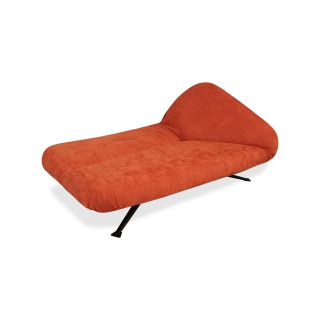 Papillon Two-Seater Sofa Bed in Orange with Manual Function by Bonaldo For Sale - Image 4 of 16