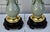 Vintage Celadon Porcelain Table Lamps Pair Mid Century Chinese Vase Style For Sale - Image 4 of 16