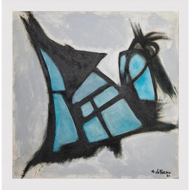 Giorgio Lo Fermo, Abstract Expression, Oil on Canvas, 2021 For Sale - Image 4 of 4