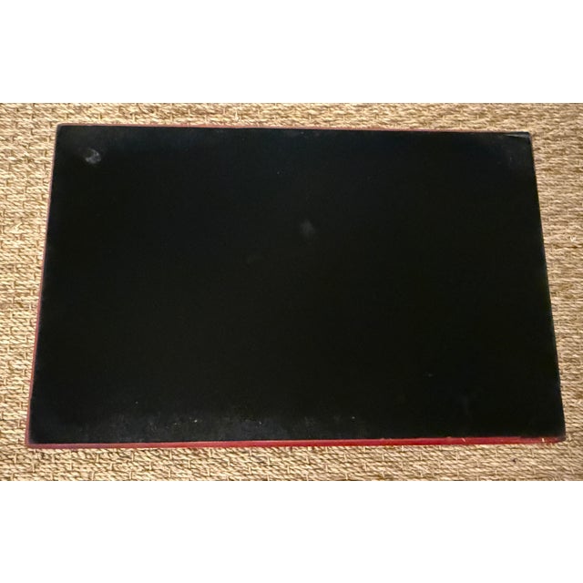 Vintage Chinoiserie Cinnabar Box For Sale - Image 11 of 12