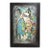 William McBride Jr. Mid-Century Modern "Black Harlequin" Original Oil Painting on Masonite For Sale