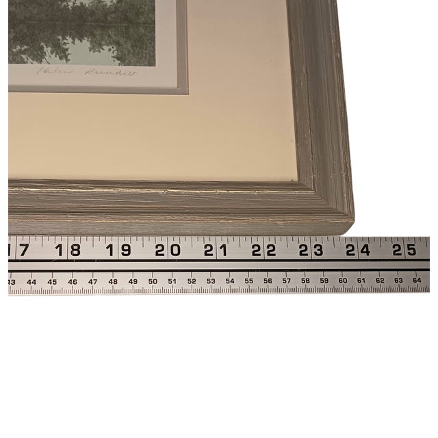 Late 20th Century Helen Rundell Morrow Lake Print.Signed and Numbered Matted and Framed 24 X 14.5 For Sale - Image 4 of 18