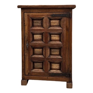 Brutalist Elm Cabinet, 1950s For Sale