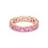 Natural 2.93 cts pink sapphire heart ring in 14k gold For Sale - Image 16 of 18