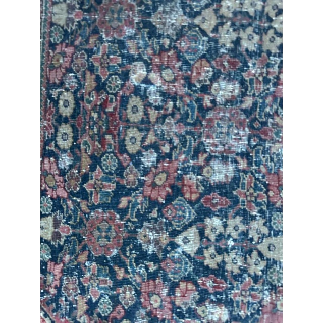 Antique Distressed Farahan Rug, 1890s For Sale - Image 6 of 18