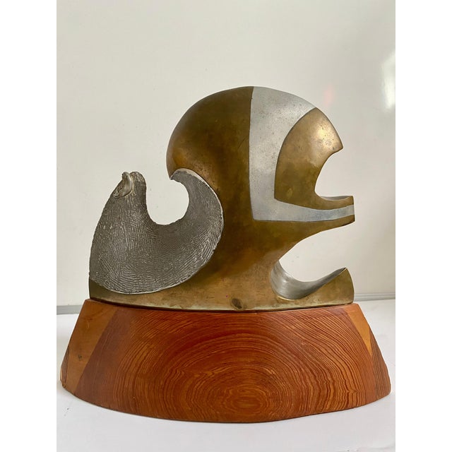 Mid 20th Century Chester Williams , Chester Williams, Black Artist, Abstract Bronze, Wood African American Sculpture For Sale - Image 5 of 8