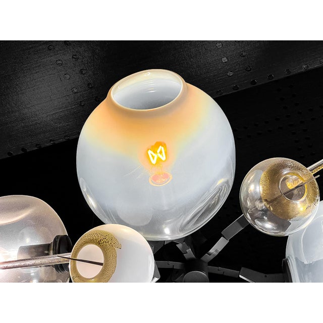 Lindsey Adelman Studio 5-Globe Burst Bu.05.02 Chandelier For Sale In New York - Image 6 of 12