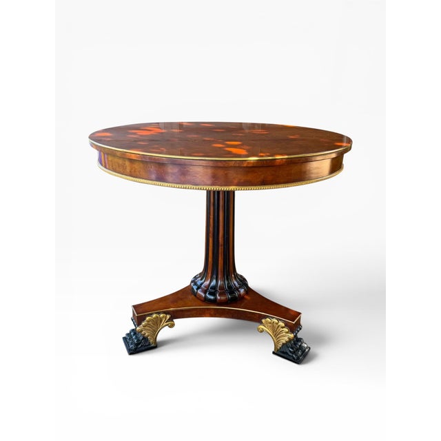 Italian Rho Mobili D’Epoca Center / Dining Table – 33.5” For Sale - Image 4 of 18