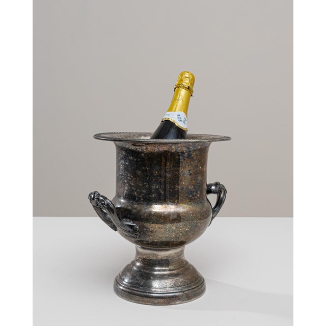 20th Century French Silver Plated Champagne Bucket For Sale - Image 4 of 18
