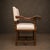 French 19th Century French Walnut Louis XIII Throne Style Chair For Sale - Image 3 of 5