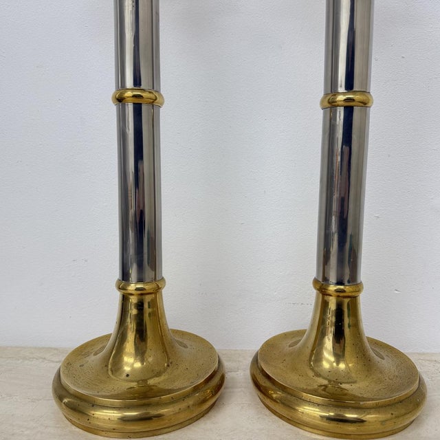 Large Candle Sticks by Gunther Lambert, 1970s, Set of 2 For Sale - Image 4 of 18
