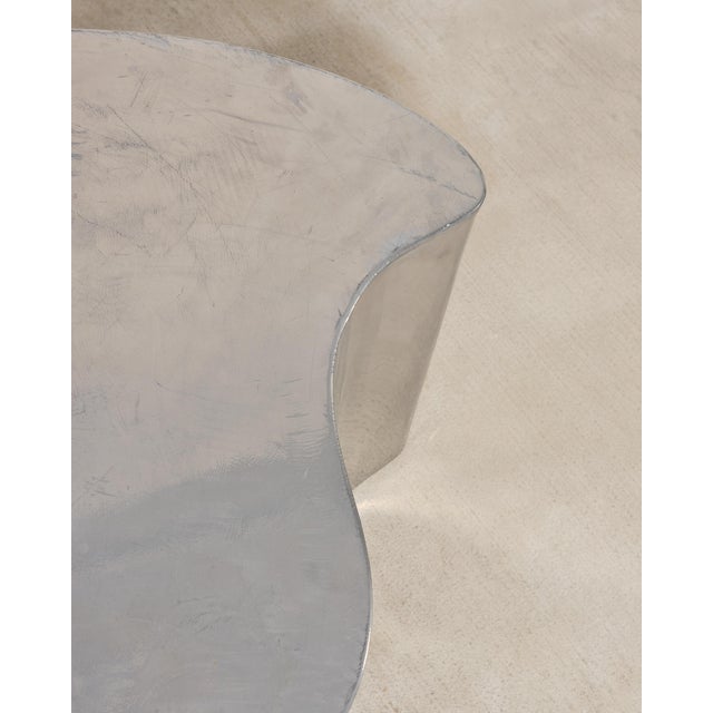 Pair of Mid-Century Chrome Biomorphic Kidney-Form Drinks Tables For Sale - Image 16 of 18