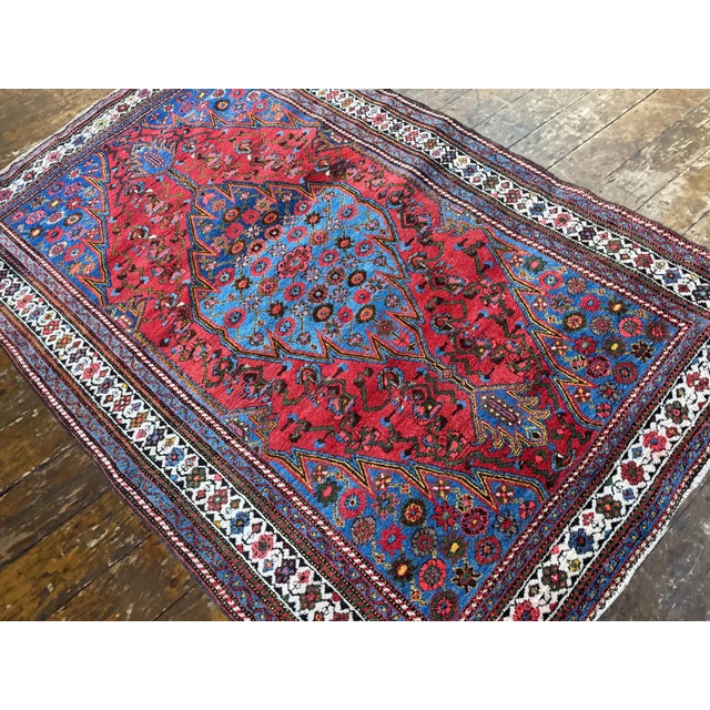 Antique Hamadan Rug, 1920s For Sale - Image 6 of 18