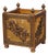 Antique French Carved Walnut and Cane Jardinière With Torch and Floral Motifs For Sale