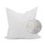 Gray 24 x 24 Pillow Lyric Pewter - Down Insert For Sale - Image 8 of 9