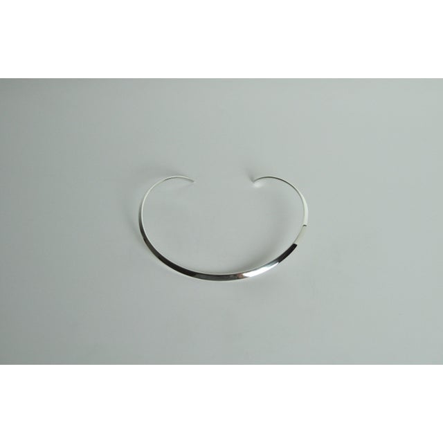 1960s Danish Modern Sterling Silver Collier Necklace by N.E. From, 1960s For Sale - Image 5 of 10