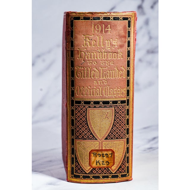 A compelling and richly informative example of early 20th-century social history, this 1914 edition of Kelly’s Handbook to...