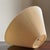 Metal Mid-20th Century Knife Pleated Lamp Shade in Crème For Sale - Image 7 of 17