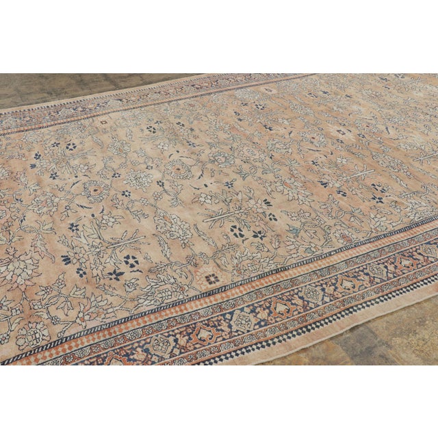 Early 19th Century Antique Persian Hamadan Rug With Colorful Floral All-Over Design - Rug & Kilim For Sale - Image 5 of 7