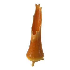 Mid-Century l.e. Smith Bittersweet Swung Glass Vase