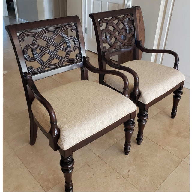Pair of Tommy Bahama Royal Kahala Molokai Arm Chairs by Lexington Furniture For Sale - Image 10 of 16